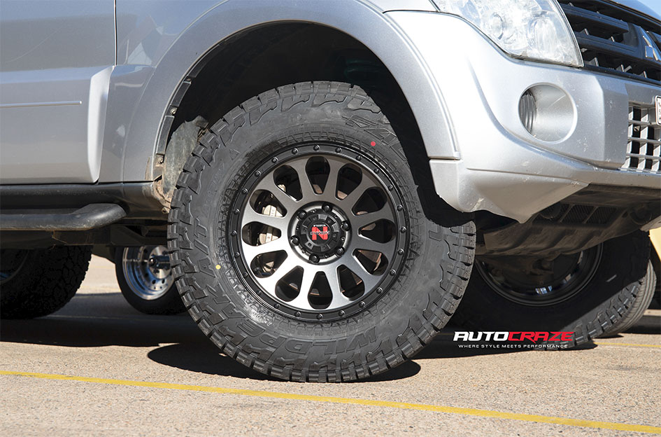MITSUBISHI PAJERO NOMAD VICTIM GUN METAL BLACK RING