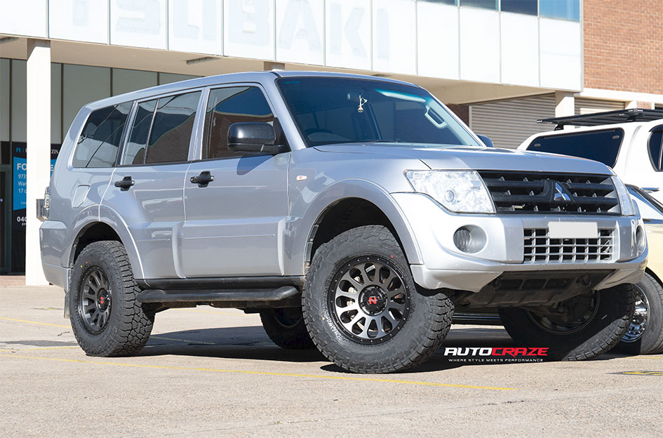 MITSUBISHI PAJERO NOMAD VICTIM GUN METAL BLACK RING