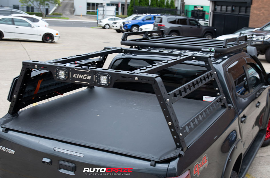 MITSUBISHI TRITON BLACK RHINO PRIMM CANDY RED