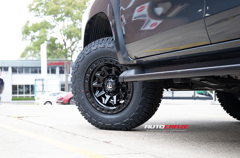 MITSUBISHI TRITON FUEL COVERT MATTE BLACK