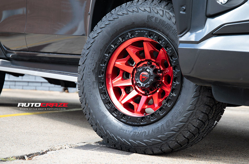 MITSUBISHI TRITON FUEL COVERT CANDY RED