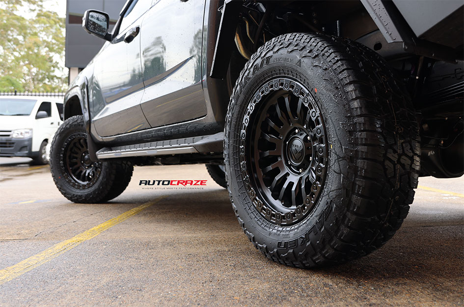 MITSUBISHI TRITON FUEL RINCON MATTE BLACK