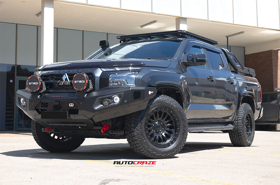 MITSUBISHI TRITON FUEL RINCON MATTE BLACK