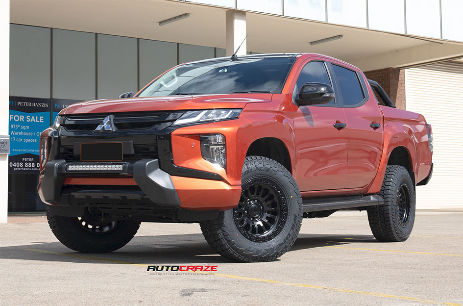 MITSUBISHI TRITON FUEL RINCON MATTE BLACK