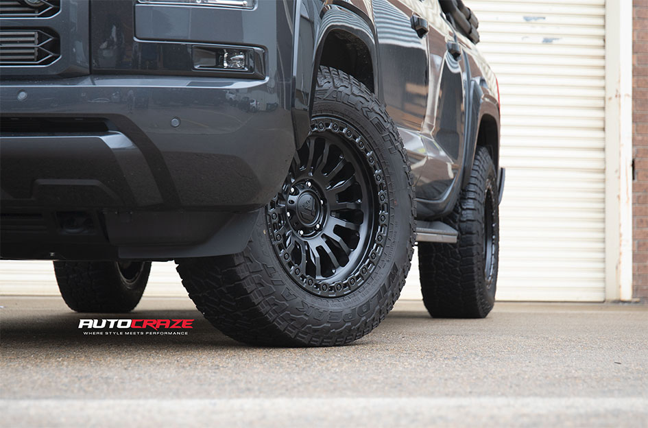 MITSUBISHI TRITON FUEL RINCON MATTE BLACK