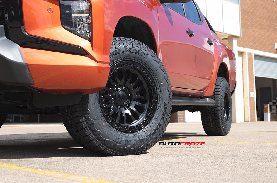 MITSUBISHI TRITON FUEL RINCON MATTE BLACK