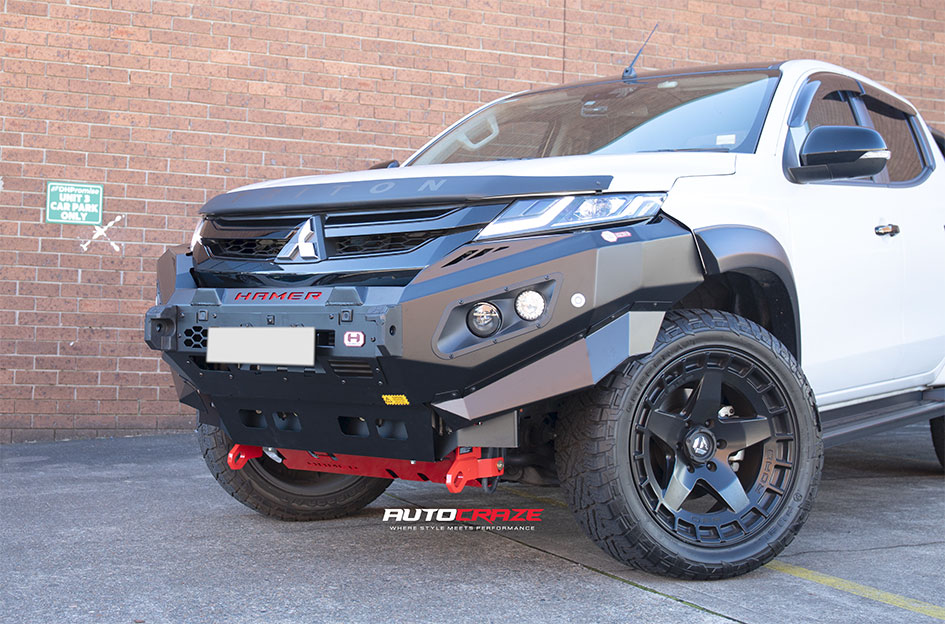 MITSUBISHI TRITON FUEL WARP MATTE BLACK