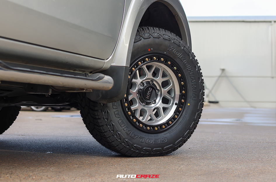 MITSUBISHI TRITON KMC GRS MACHINED W/ SATIN BLACK LIP