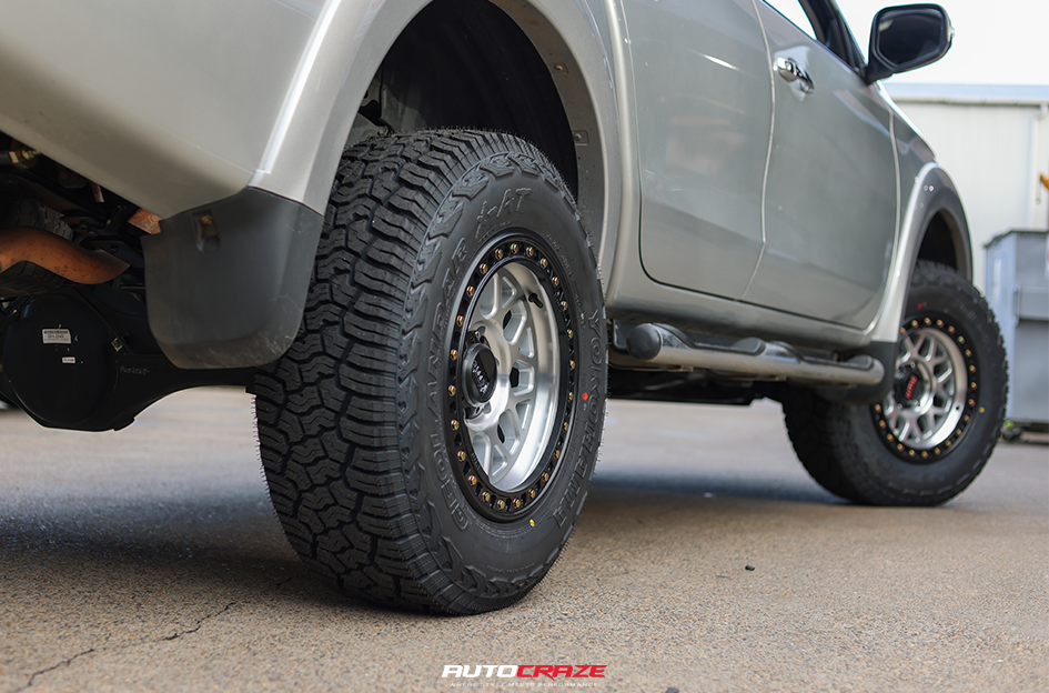 MITSUBISHI TRITON KMC GRS MACHINED W/ SATIN BLACK LIP