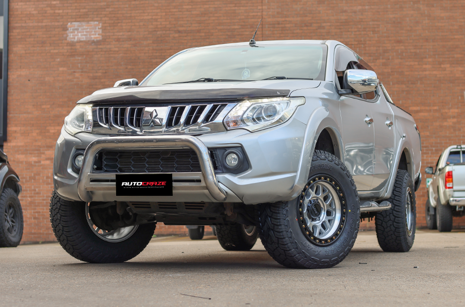 MITSUBISHI TRITON KMC GRS MACHINED W/ SATIN BLACK LIP