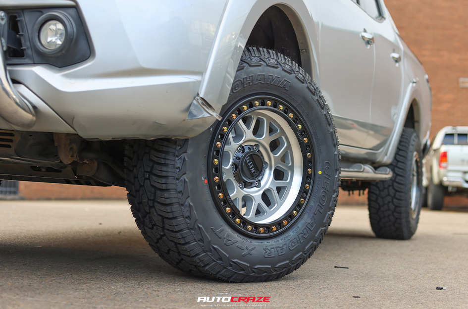 MITSUBISHI TRITON KMC GRS MACHINED W/ SATIN BLACK LIP