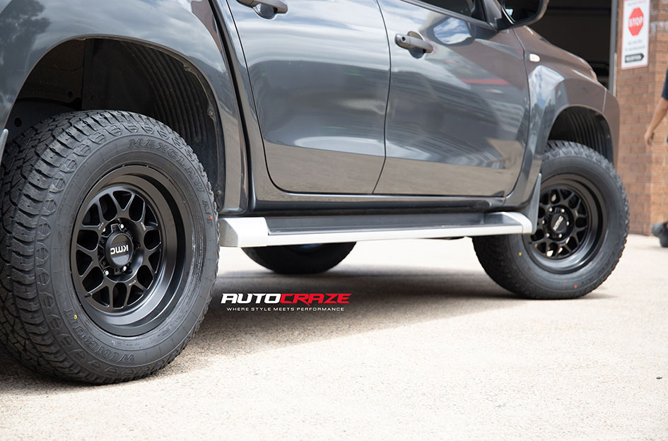 MITSUBISHI TRITON KMC TERRA SATIN BLACK 
