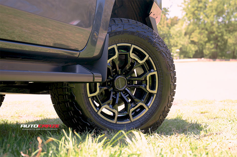 Mitsubishi Triton Nomad N162 Wheels Gloss Black Dark Tint