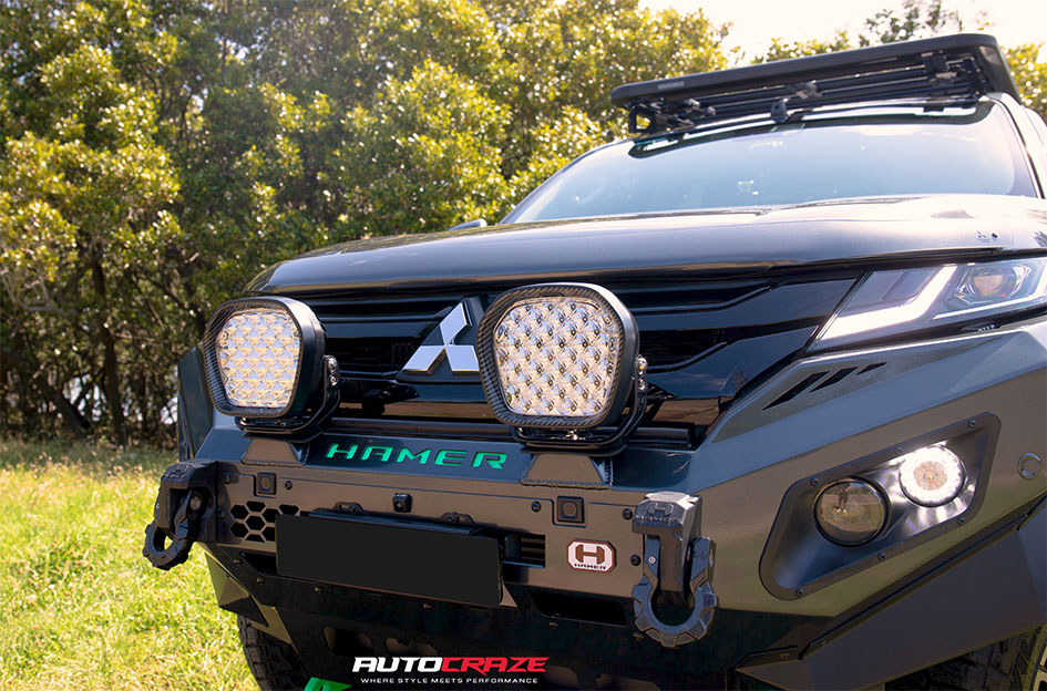 Mitsubishi Triton Nomad N162 Wheels Gloss Black Dark Tint