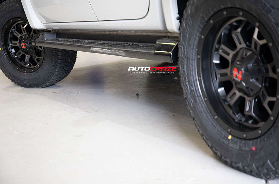 MITSUBISHI TRITON NOMAD RAMAZAN MATTE BLACK TINTED FACE 