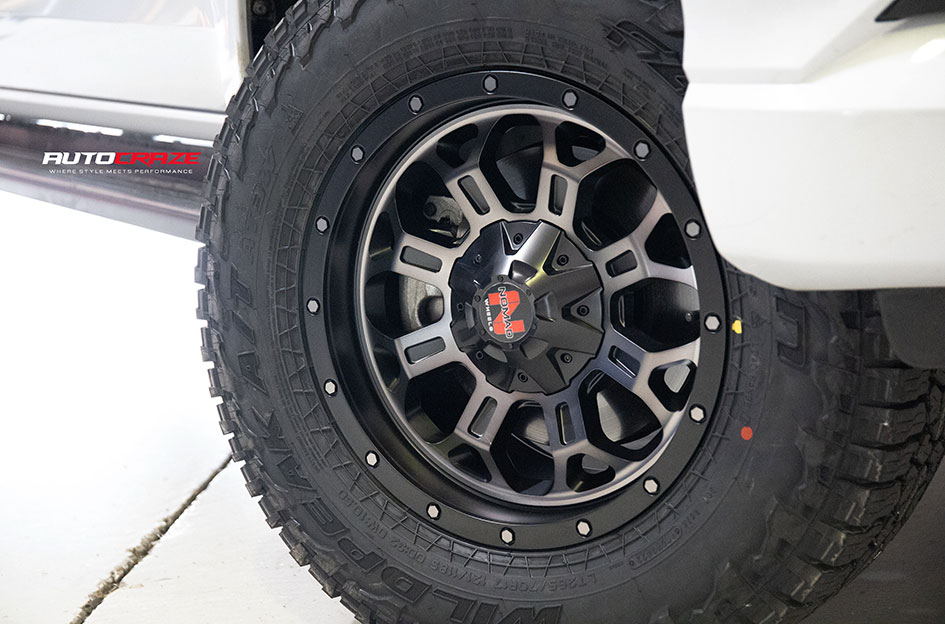 MITSUBISHI TRITON NOMAD RAMAZAN MATTE BLACK TINTED FACE 