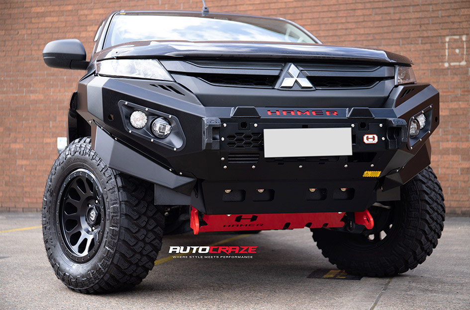 MITSUBISHI TRITON FUEL VECTOR MATTE BLACK 