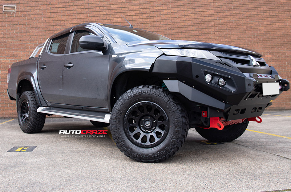 MITSUBISHI TRITON FUEL VECTOR MATTE BLACK 