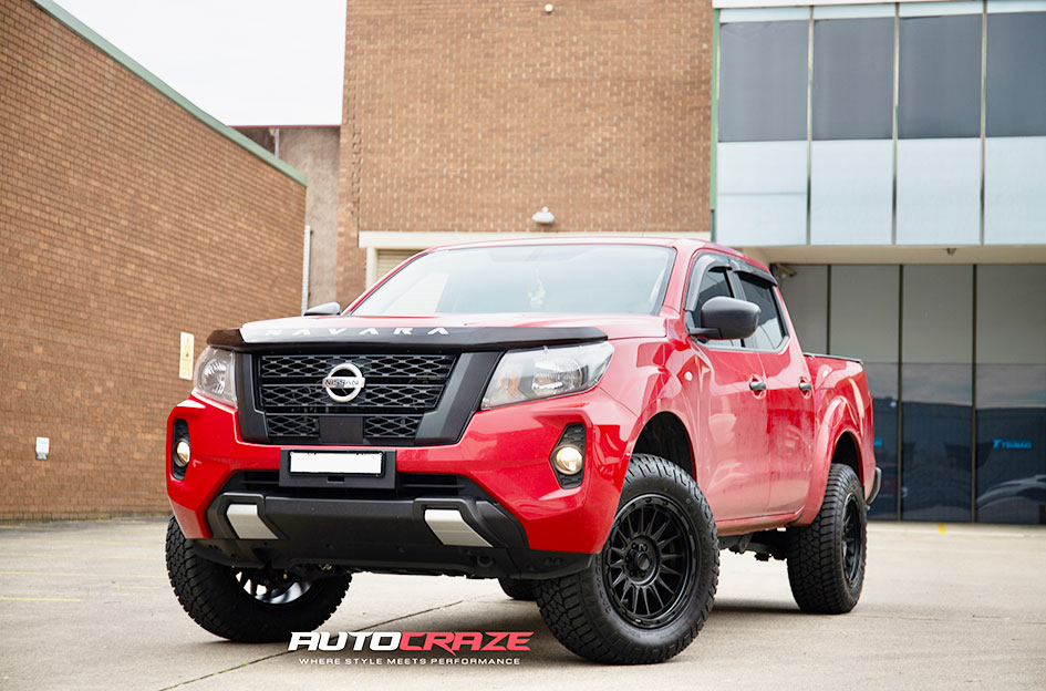 Nissan Navara KMC Impact Satin Black