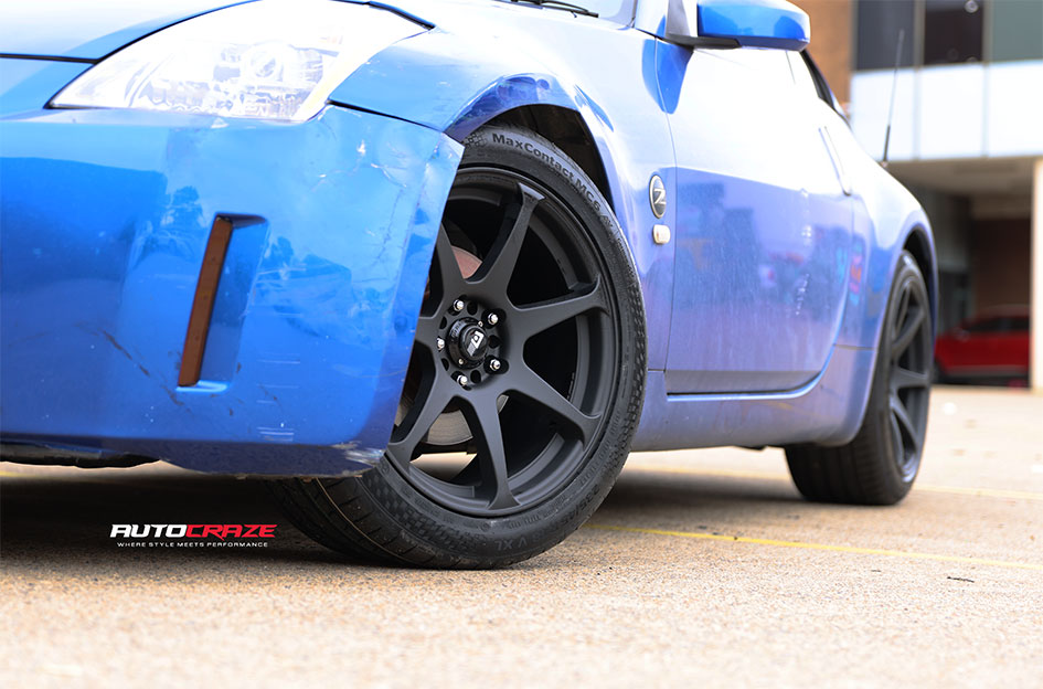 NISSAN 350Z MOTEGI MR154 BATTLE MATTE BLACK