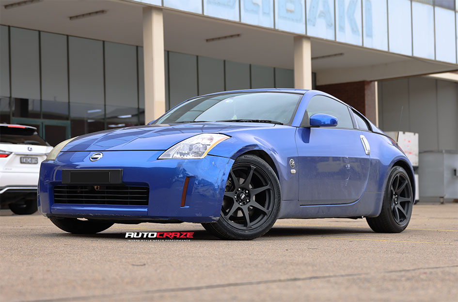 NISSAN 350Z MOTEGI MR154 BATTLE MATTE BLACK