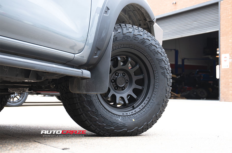 NISSAN NAVARA BLACK RHINO RAPID MATTE BLACK