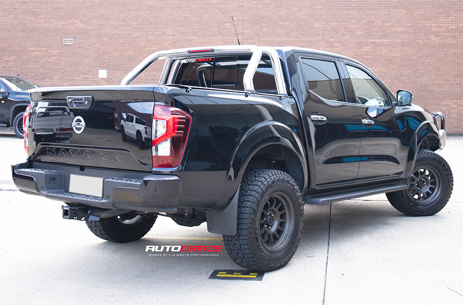 NISSAN NAVARA BLACK RHINO RAPID MATTE BRUSHED GUNMETAL