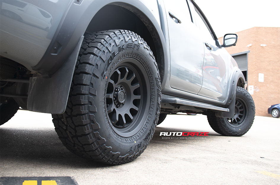 NISSAN NAVARA BLACK RHINO RAPID MATTE BLACK