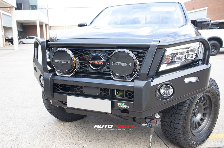NISSAN NAVARA BLACK RHINO RAPID MATTE BRUSHED GUNMETAL