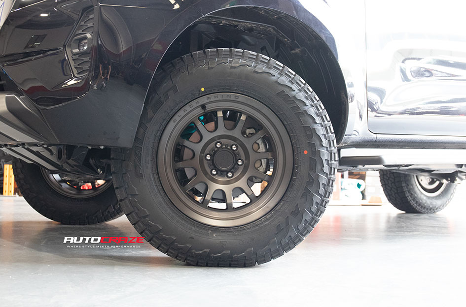 NISSAN NAVARA BLACK RHINO RAPID MATTE BLACK 