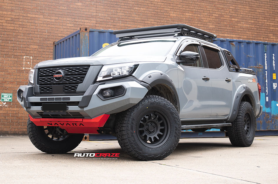 NISSAN NAVARA BLACK RHINO RAPID MATTE BLACK