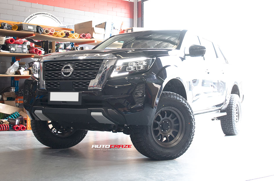NISSAN NAVARA BLACK RHINO RAPID MATTE BLACK 