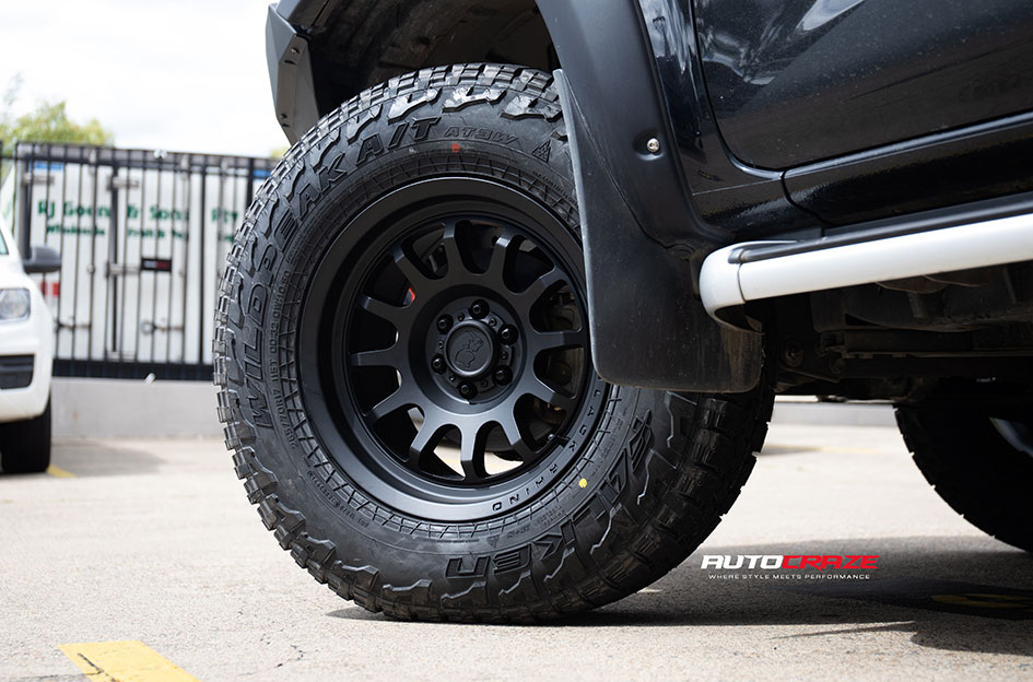 NISSAN NAVARA BLACK RHINO RAPID MATTE BLACK