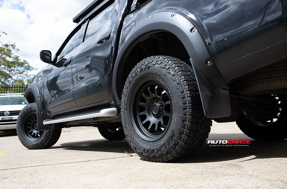 NISSAN NAVARA BLACK RHINO RAPID MATTE BLACK
