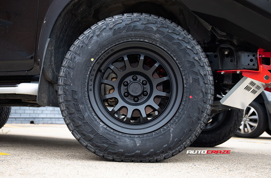 NISSAN NAVARA BLACK RHINO RAPID MATTE BLACK