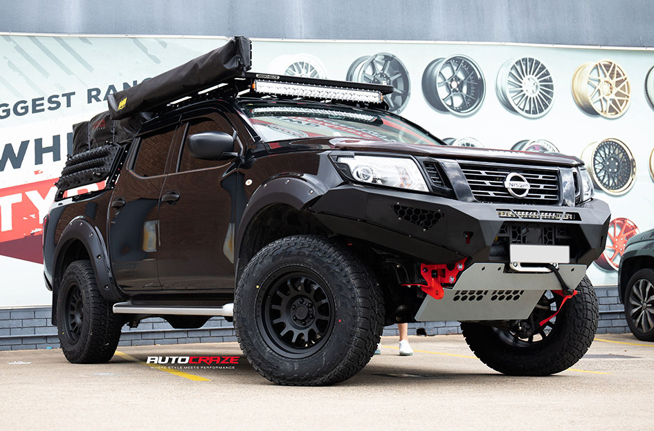 NISSAN NAVARA BLACK RHINO RAPID MATTE BLACK