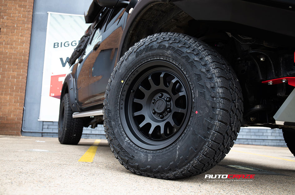 NISSAN NAVARA BLACK RHINO RAPID MATTE BLACK
