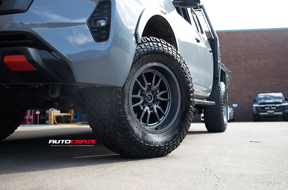 NISSAN NAVARA FUEL CLASH GUNMETAL 