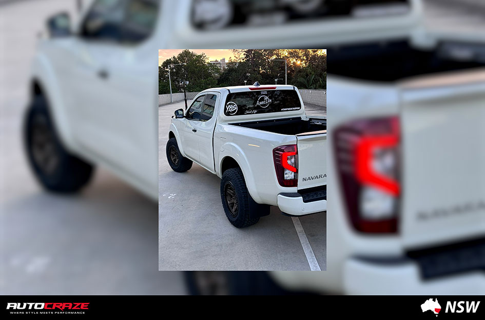 NISSAN NAVARA FUEL KICKER 6 BRONZE BLACK LIP