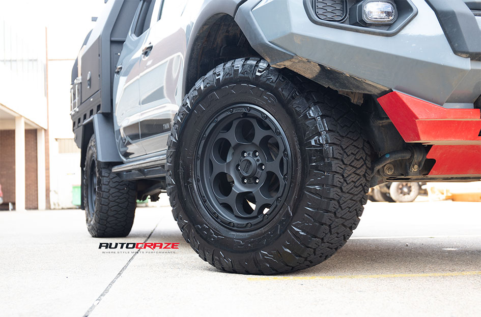 NISSAN NAVARA KMC DIRTY HARRY MATTE BLACK