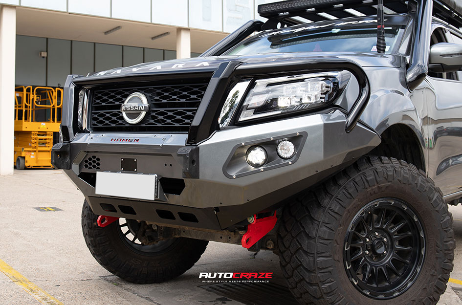 NISSAN NAVARA KMC IMPACT SATIN BLACK 