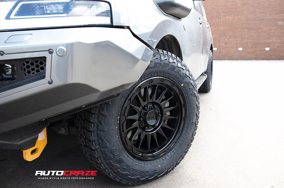 NISSAN PATROL KMC IMPACT SATIN BLACK 