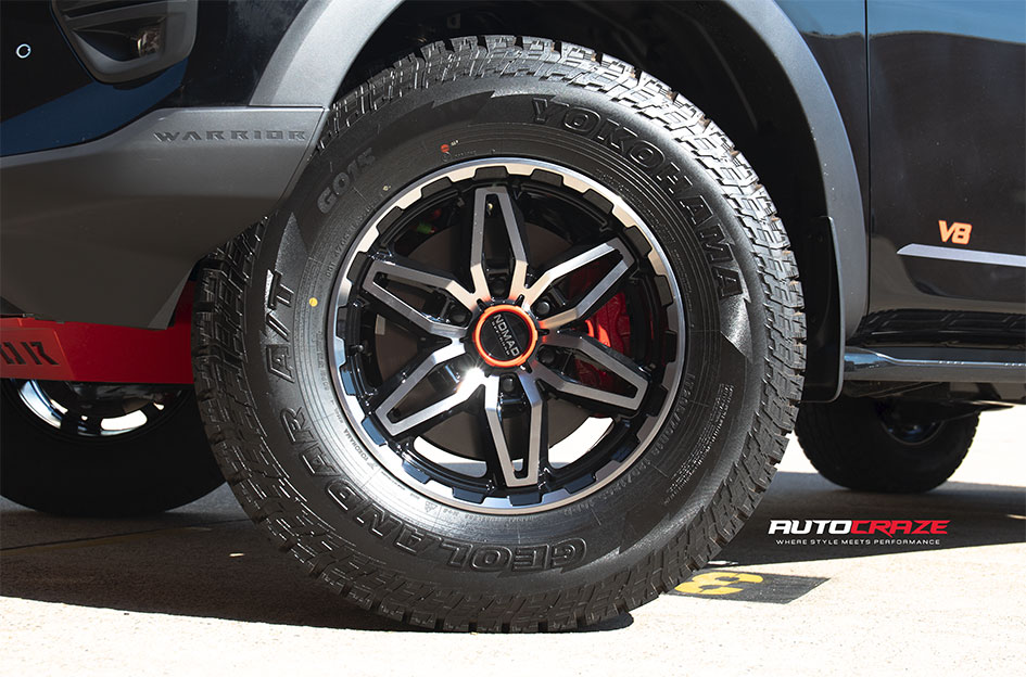 NISSAN PATROL Y62 NOMAD N232 GLOSS BLACK DARK TINT