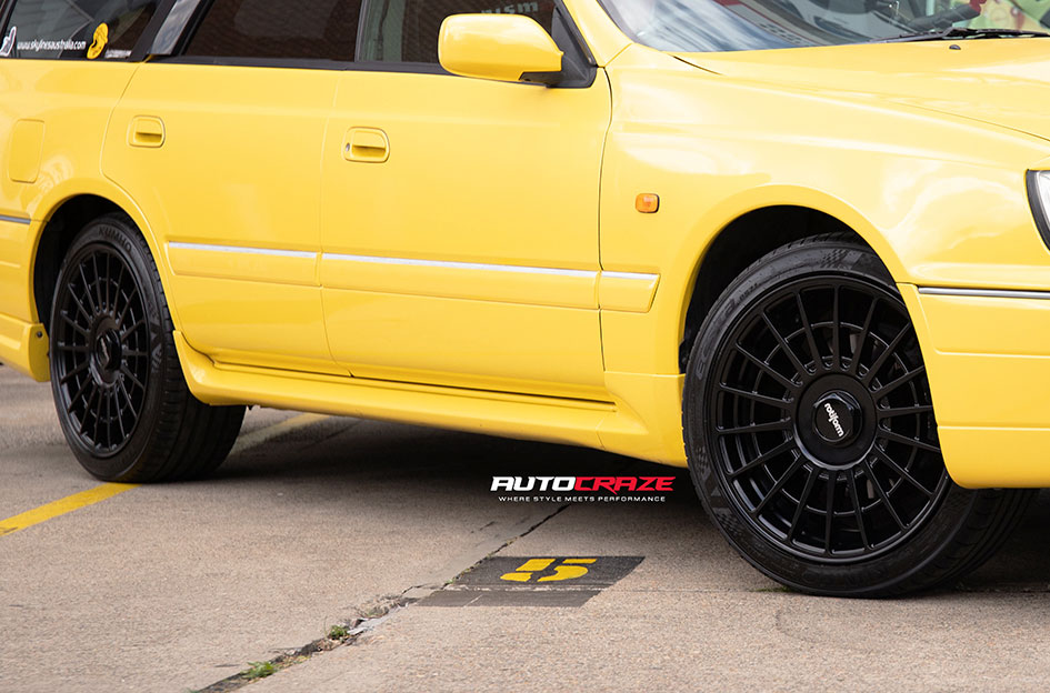 NISSAN STAGEA ROTIFORM LAS-R MATTE BLACK 