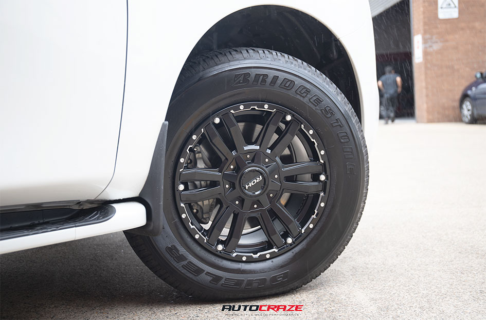 NISSAN PATROL Y62 ROH VAPOUR MATT BLACK / SILVER BOLTS