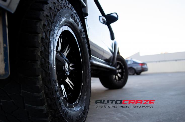 FORD RANGER NUTZ BLACK MACHINED FACE
