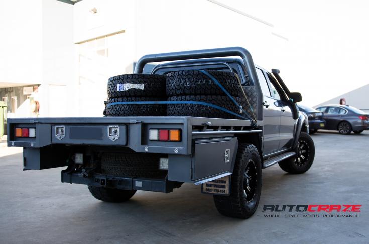 FORD RANGER NUTZ BLACK MACHINED FACE
