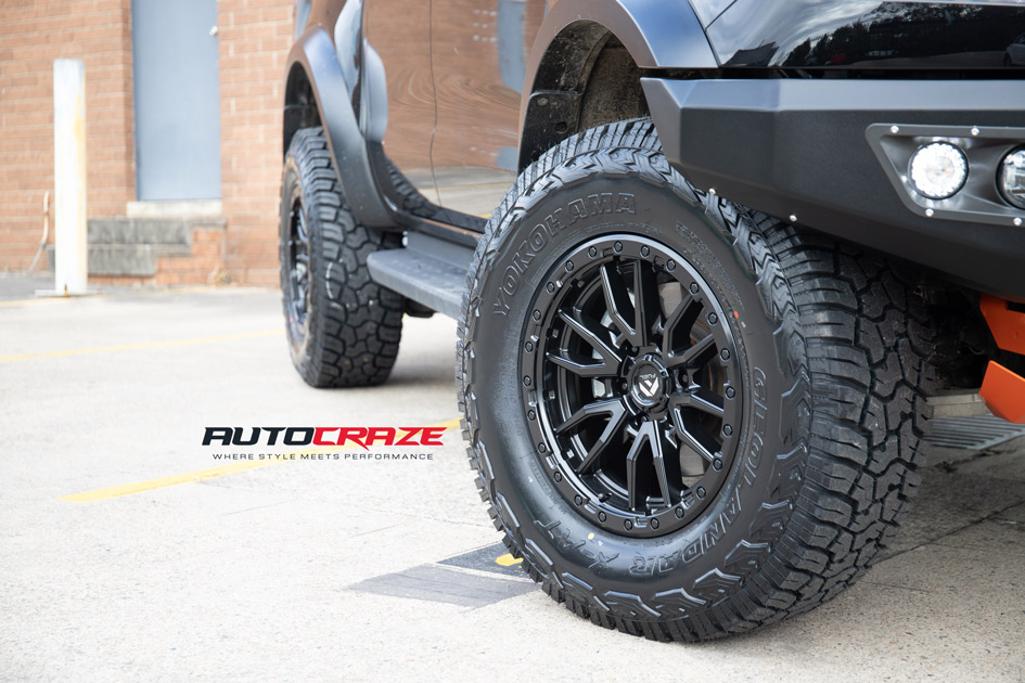 FORD RANGER RAPTOR FUEL REBEL MATTE BLACK