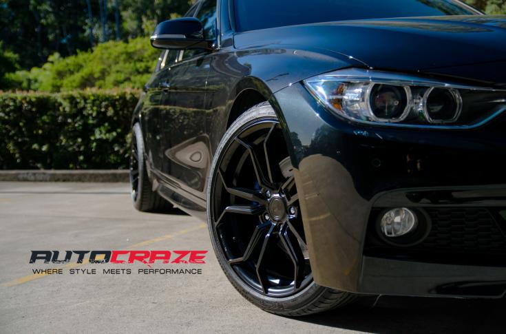 BMW F30 SF08 FLAT BLACK