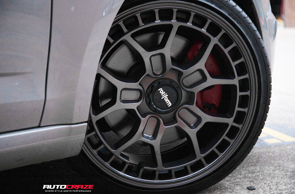 SKODA OCTAVIA ROTIFORM ZMO MATTE ANTHRACITE 